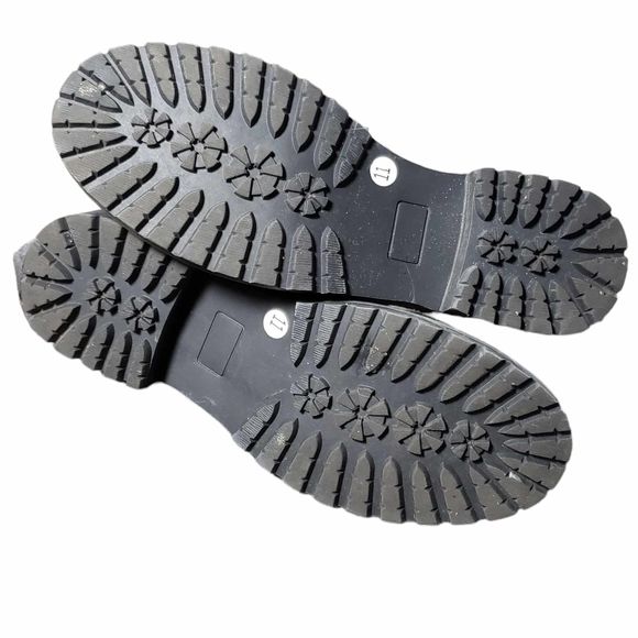 Jessica Carylye Becca 17L sz 11 Green Faux Fur Lace Up Booties AS IS NO BOX - Picture 8 of 9